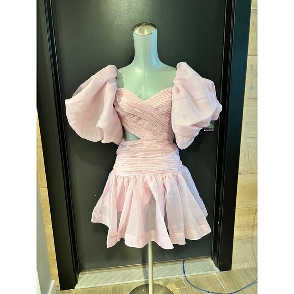 NWOT AJE Myriad Cut Out lilac Mini Dress size XXS - Picture 2 of 10